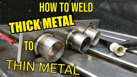 how to weld a thick bracket to sheet metal|tig welding sheet metal.